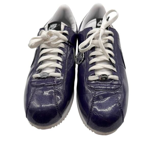 Nike Cortez 72‎ Basic Premium QS Purple White Silver Mens Size 12.5 - Picture 3 of 10